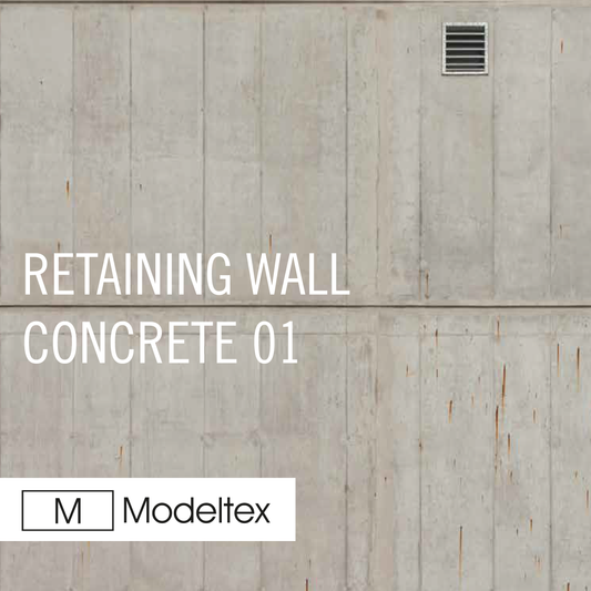 Modeltex : Retaining Wall Concrete 01